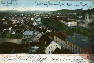 Ljubljana_Ljubljanica_Nabrežje_Trubarjeva_ulica_1903