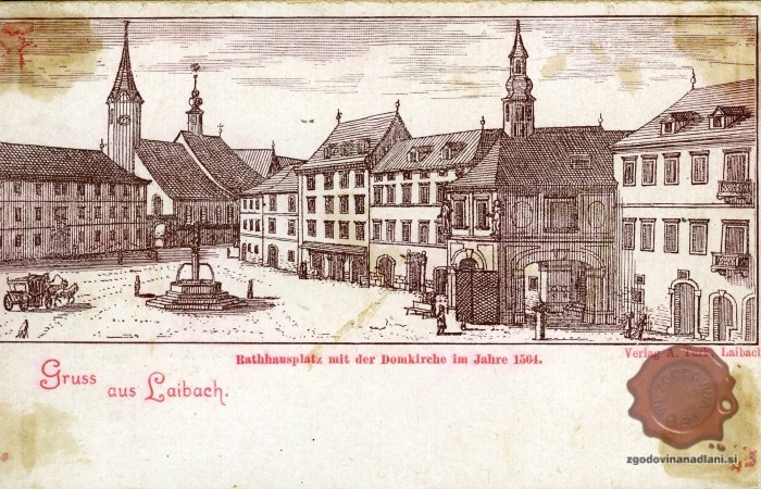 Ljubljana sredi 16. stoletja.