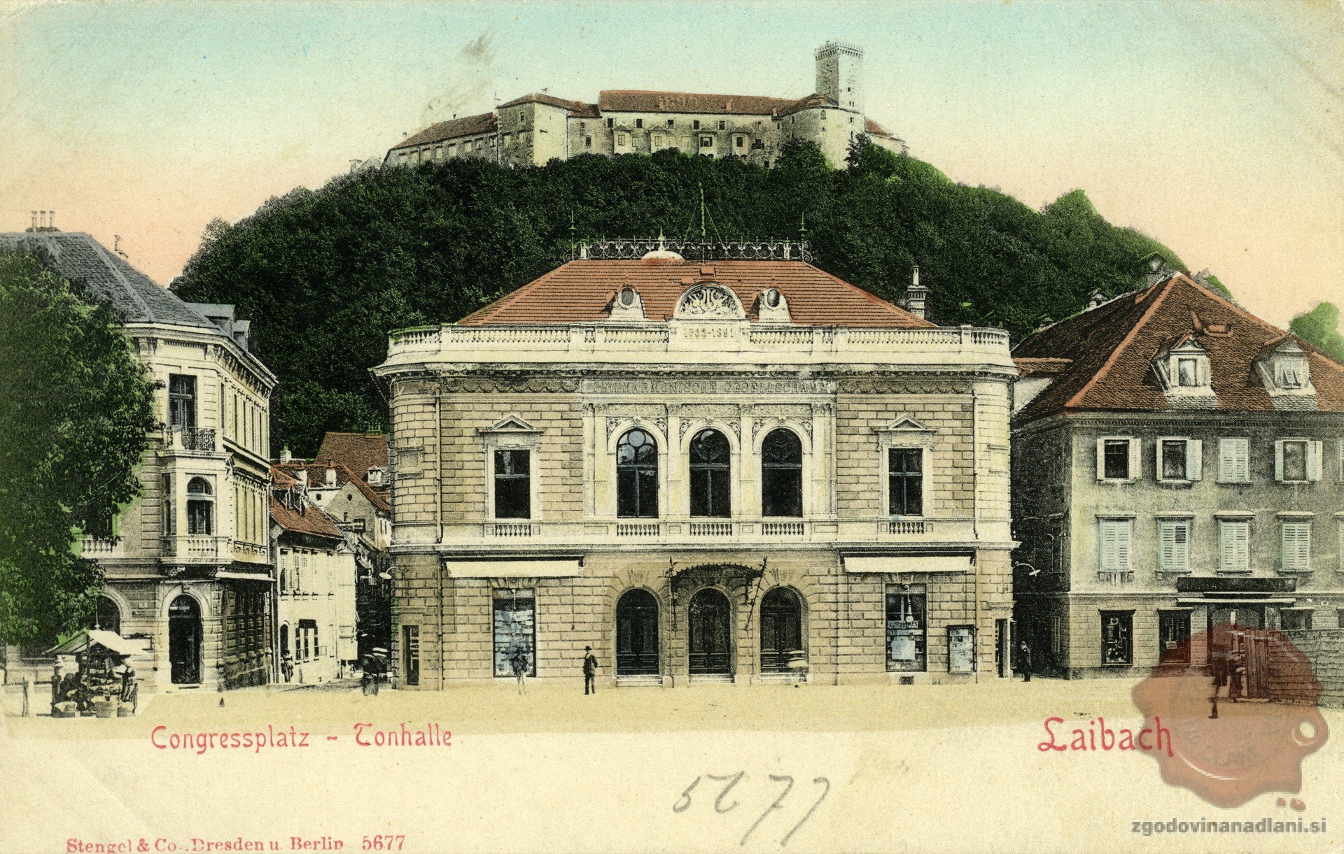 Ljubljana_Slovenska_filharmonija_Grad_1900-1918