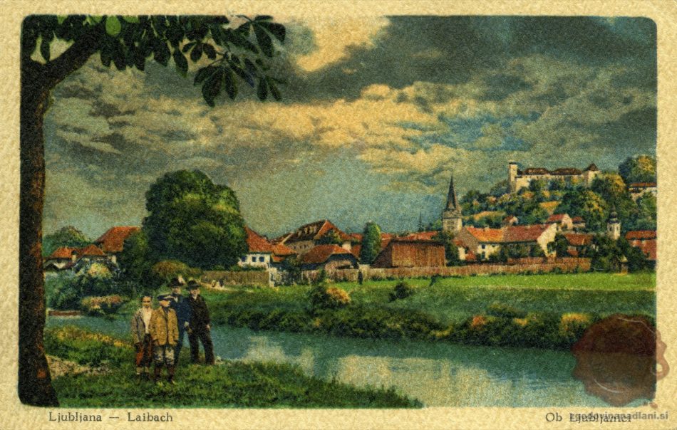 Ljubljana_Ljubljanica_Grad_cerkev_sv.Jakoba_cerkev sv.Florjana