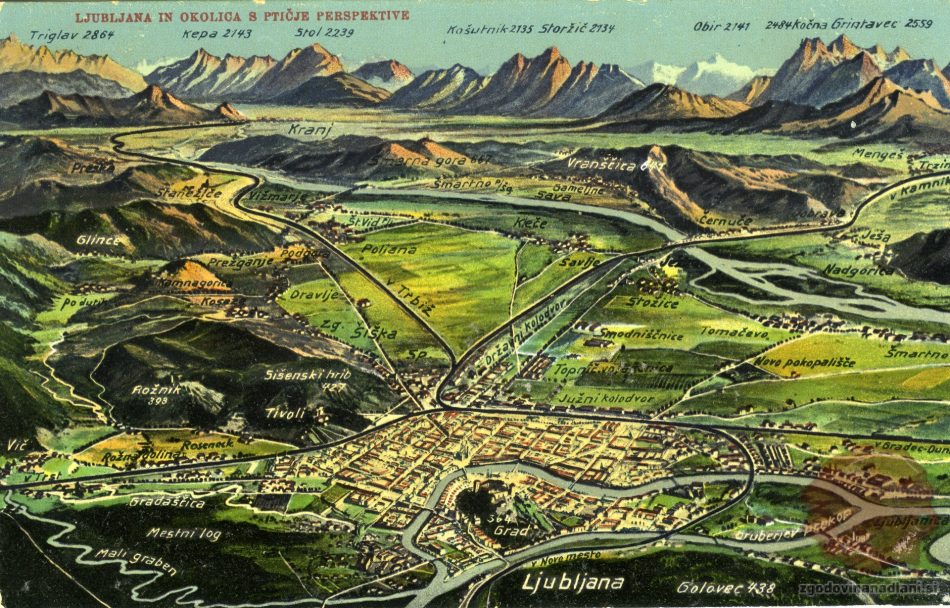 Ljubljana_Zemljevid_1916