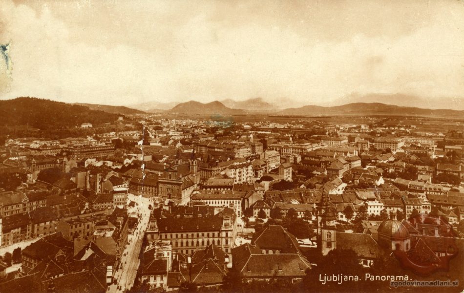 Ljubljana_Marijin_trg_Prešernov_trg_Tromostovje_Franciskanska_cerkev