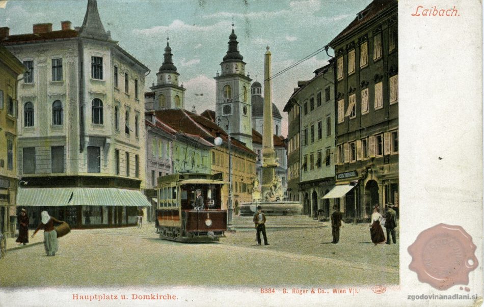 Mestni_trg_Mestna_hiša_Rotovž_Tramvaj