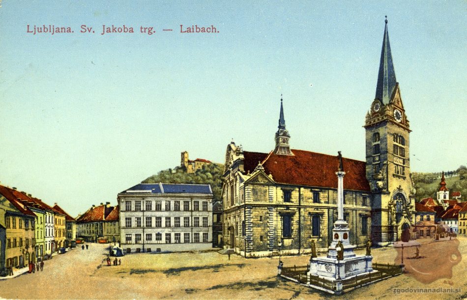 _Ljubljana_Trg_sv_Jakoba_Cerkev_sv_Jakoba_Levstikov_trg