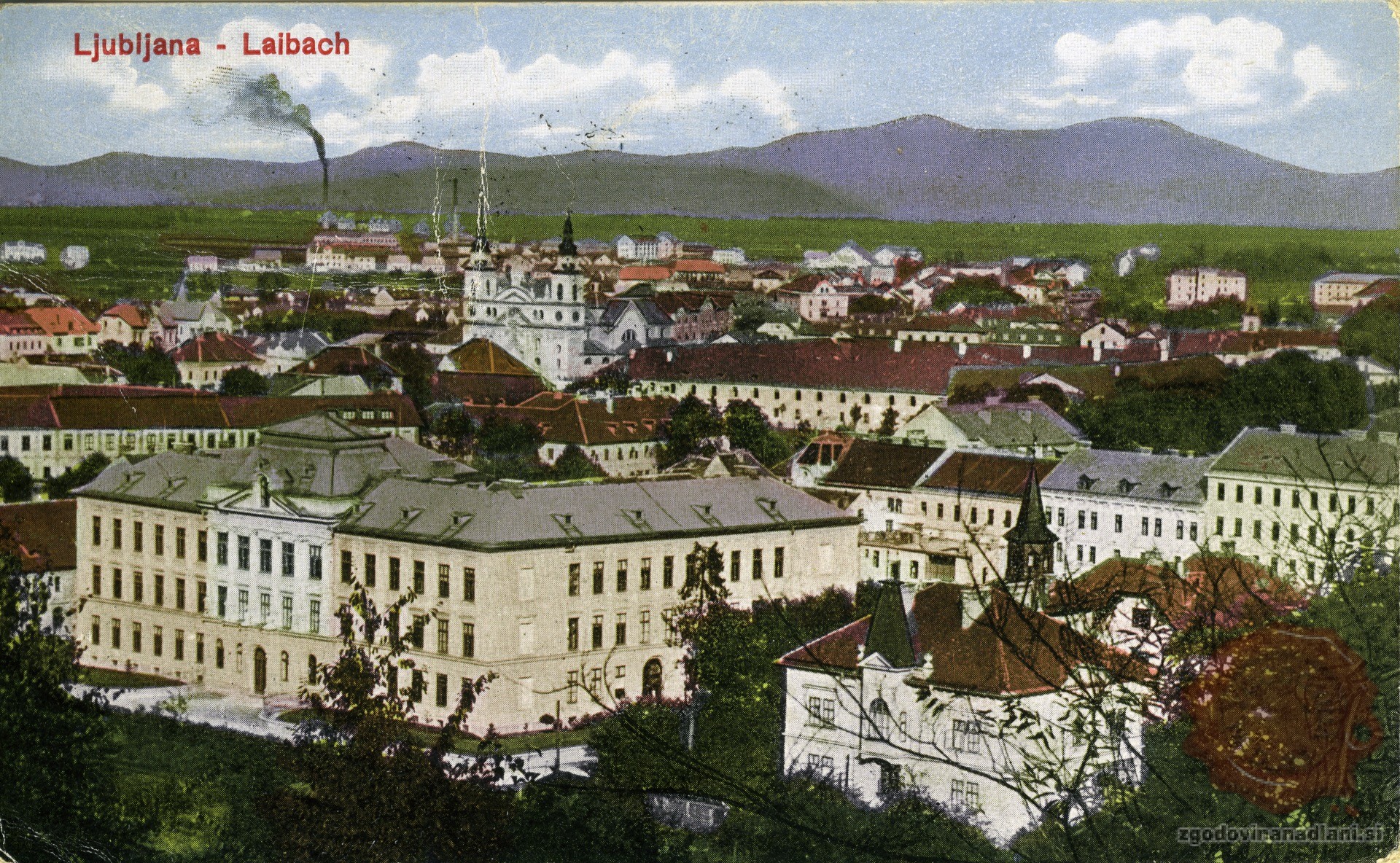 Ljubljana_Poljane_cerkev_sv_Petra_1923
