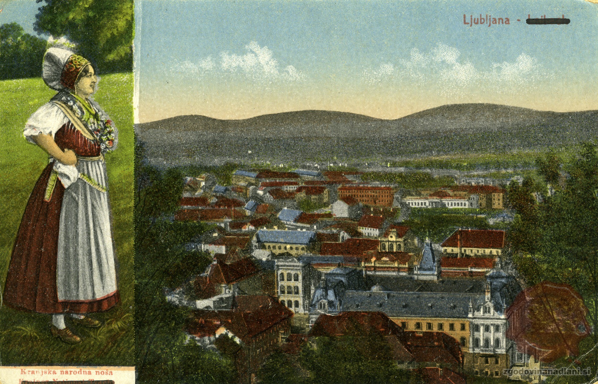 Kranjska_narodna_noša_Kranjski_deželni_dvorec_Grad_Ljubljana_1931