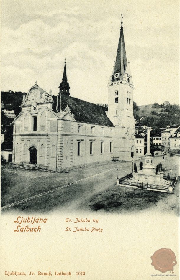 Ljubljana_Šentjakobski_trg_Levstikov_trg_Marijino_znamenje