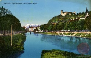 jubljana_Kamniške_Alpe_Gradaščica_Ljubljanski_Grad_Ljubljanica_1913