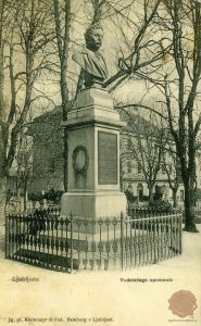 Ljubljana_Kongresni_trg_kip_Radetzkega_1906