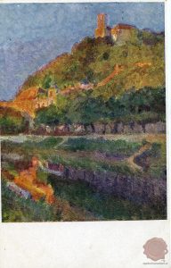 Ljubljana_Ljubljanski_grad_Ljubljanica_1931