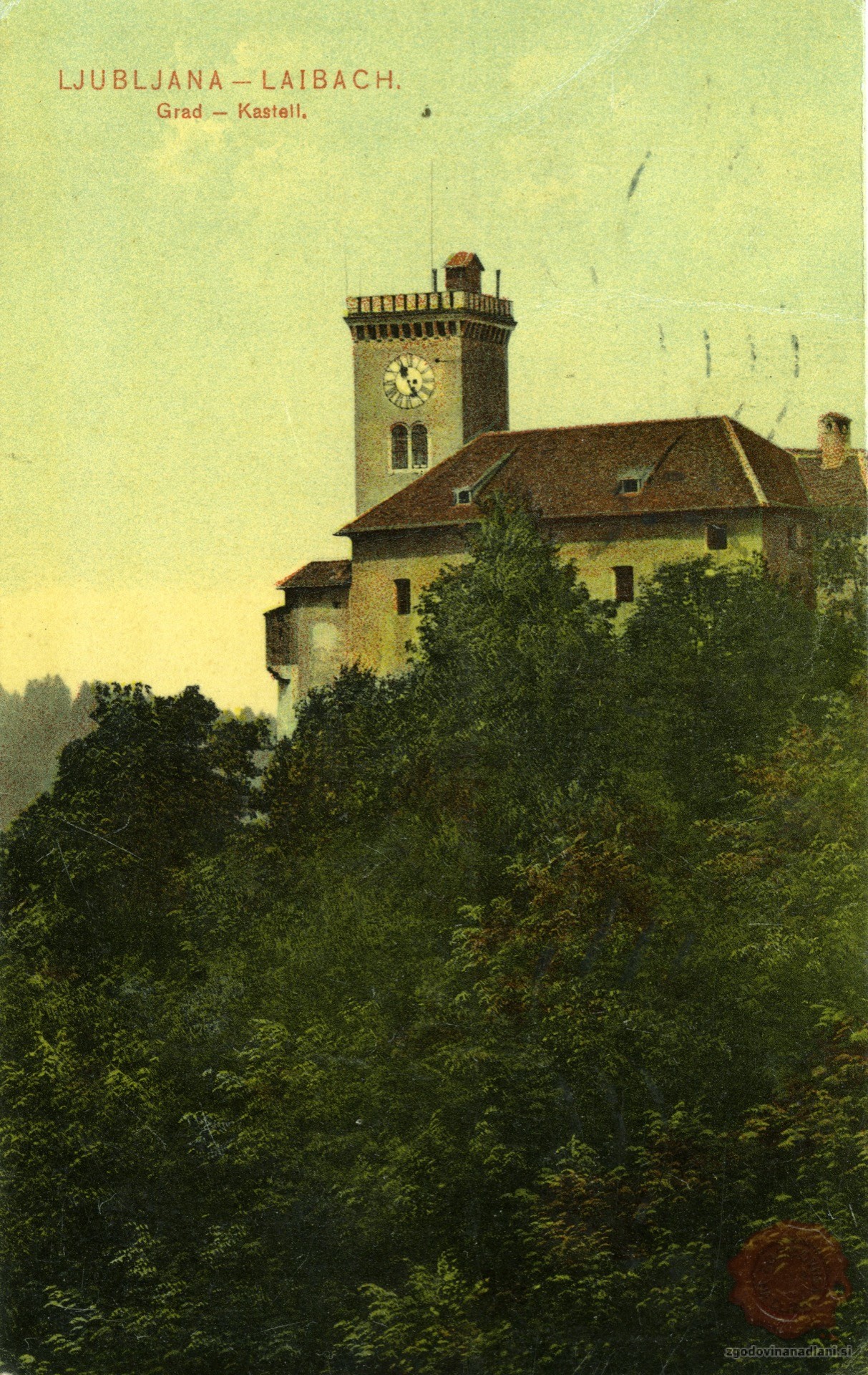 188-1_Ljubljana_Ljubljanski_grad_1909