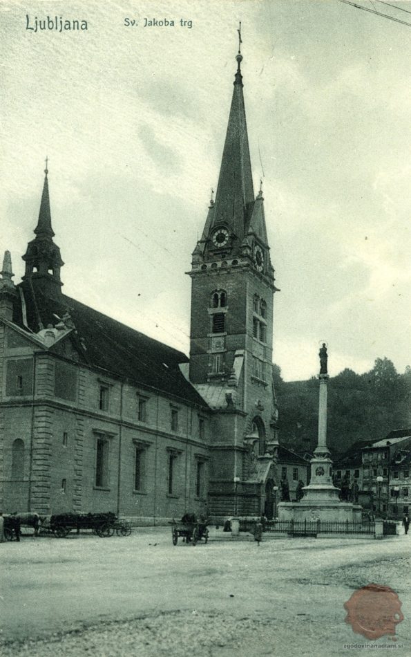 Ljubljana_Šentjakobski_trg_Šentjakobska_cerkev