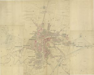 Katastrski načrt mesta Ljubljane 1841