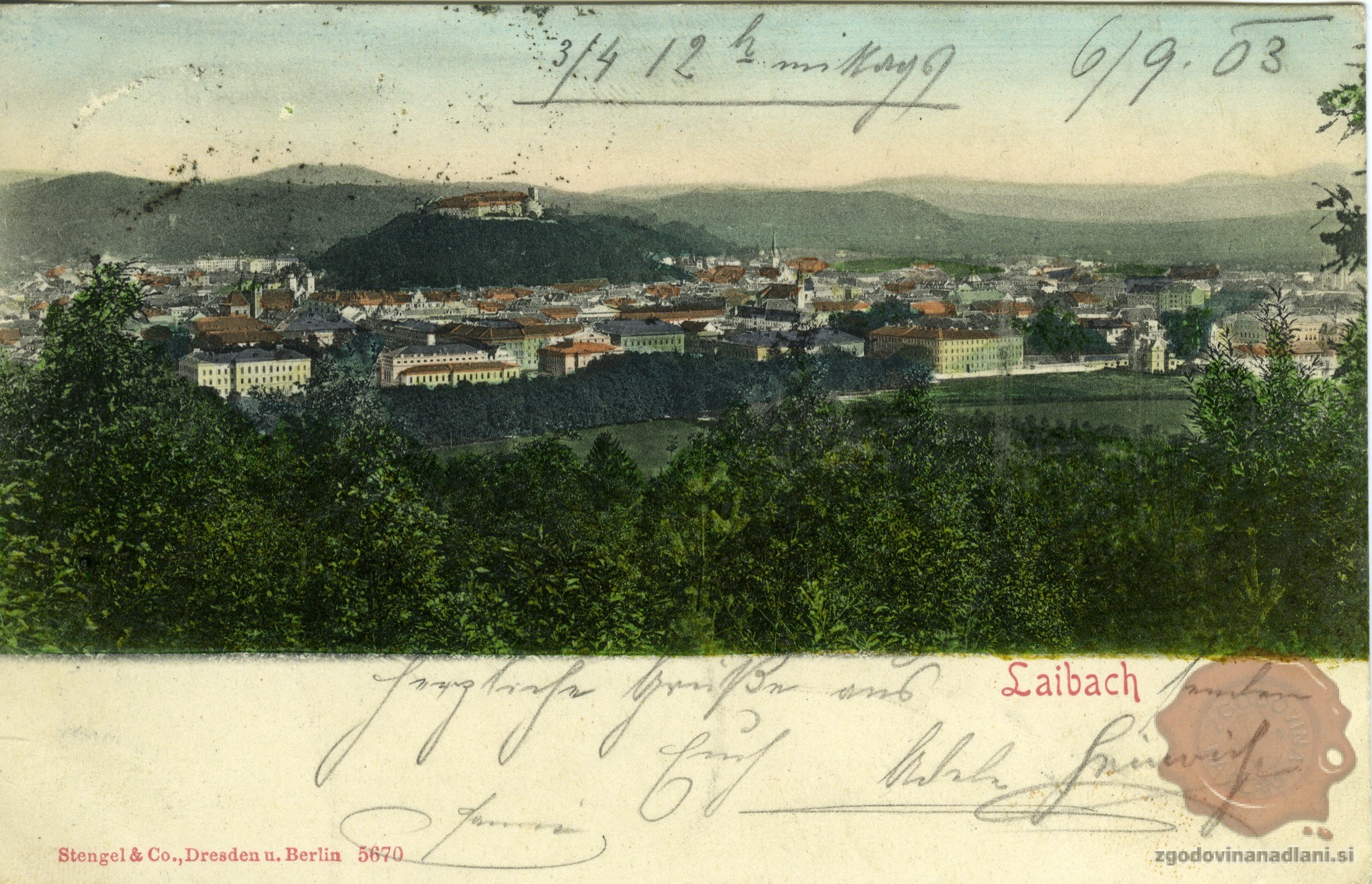 Ljubljana_Tivoli_Rožnik_Ljubljanski_grad_1903
