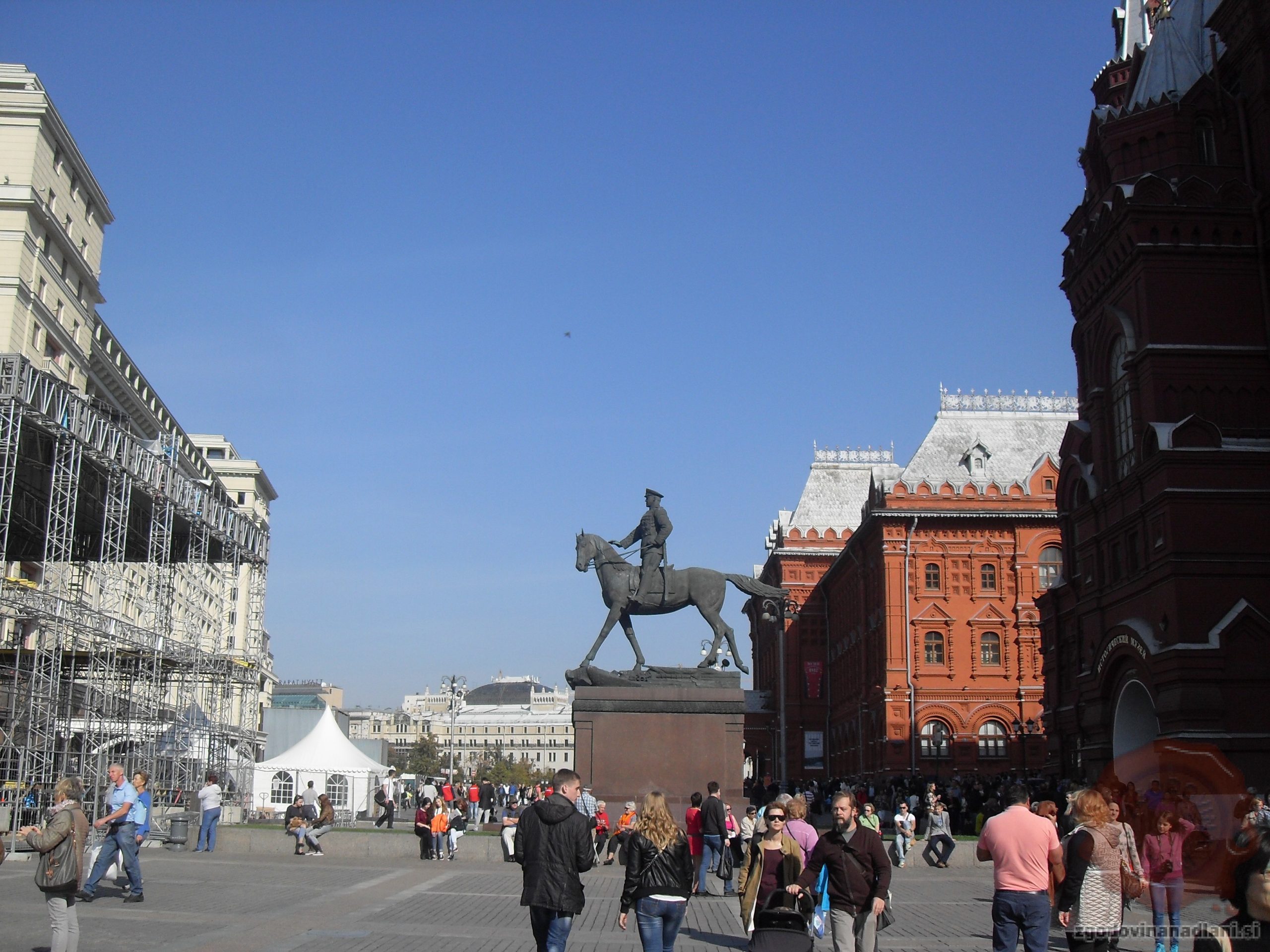 Kip Maršala Žukova v Moskvi. Foto Danijel Osmanagić.