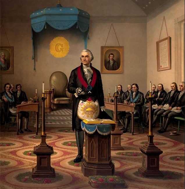 Prisega Georgea Washingtona (ilustracija iz leta 1793, FOTO Wikipedia)