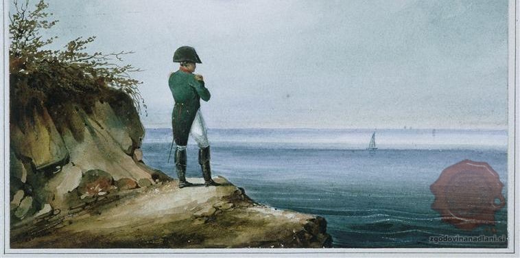 Napoleon na Sveti Heleni, slika Franza Josefa Sandmanna (FOTO Wikipedia)
