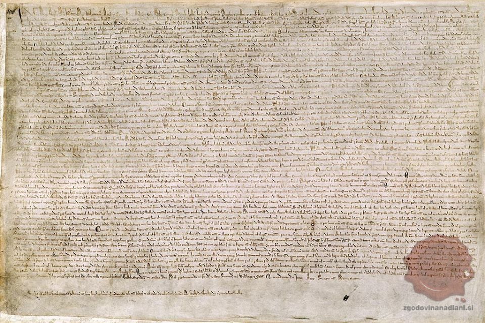Magna Carta Libertatum, FOTO Wikipedia