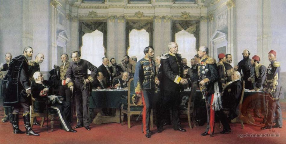 Ilustracija Berlinskega kongresa (FOTO: Wikipedia)