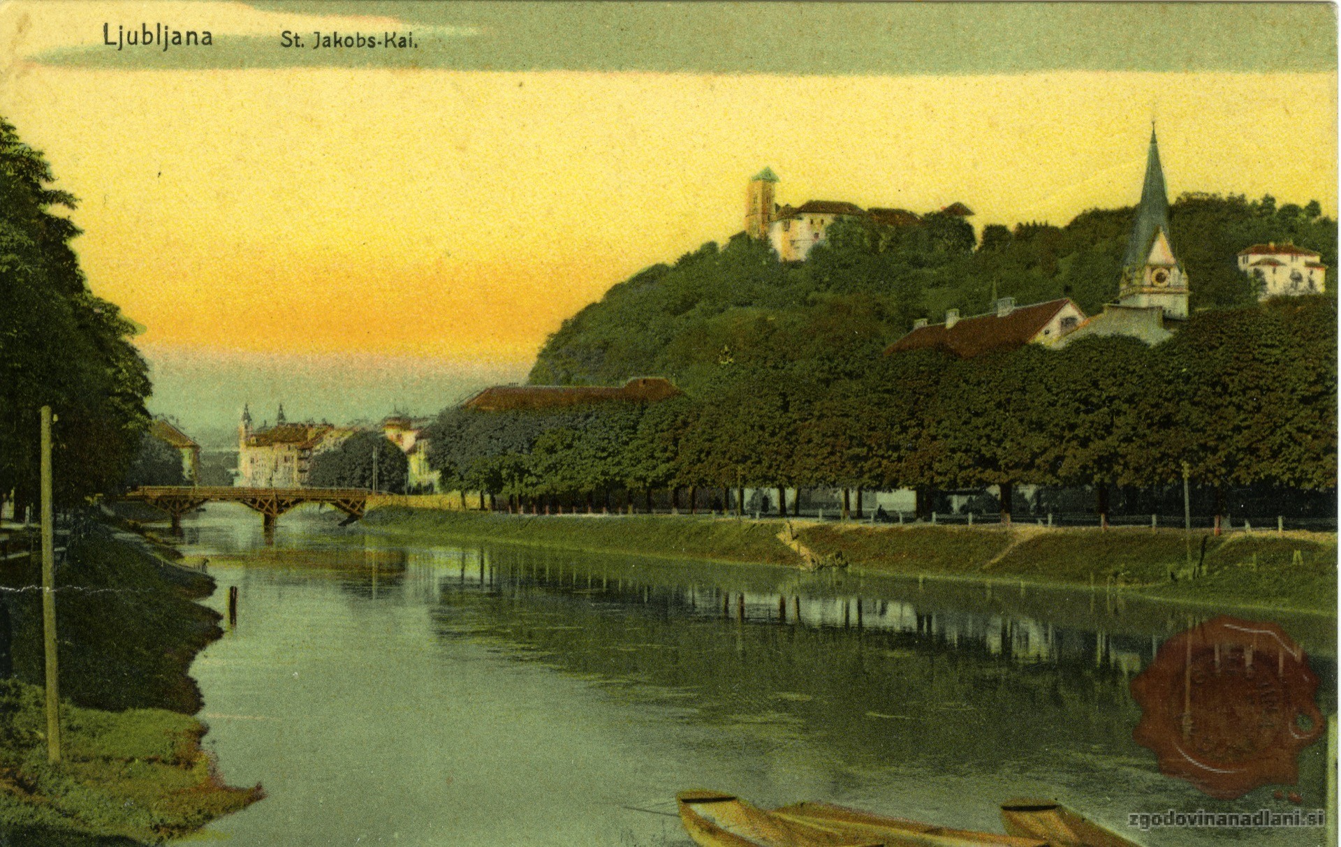 Ljubljanica pri Šentjakobskem mostu