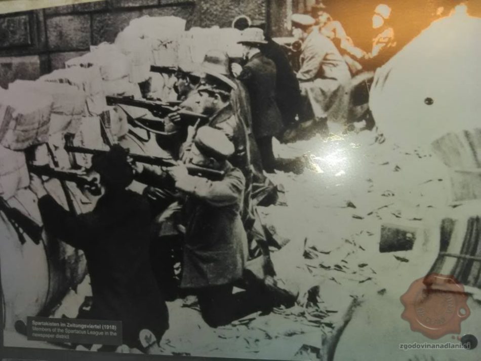 Spartakovci se bojujejo na ulicah Berlina, FOTO Danijel Osmanagić