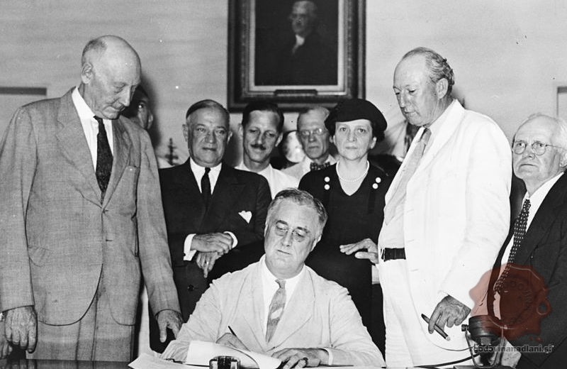 Roosevelt v času prvega predsedniškega mandata, FOTO: Wikipedia