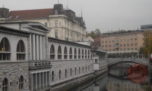 Plečnikova Tržnica in Tromostovje v Ljubljani, FOTO Danijel Osmanagić