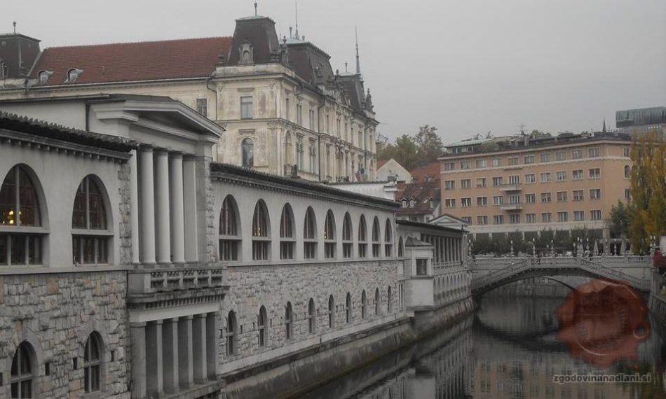 Plečnikova Tržnica in Tromostovje v Ljubljani, FOTO Danijel Osmanagić