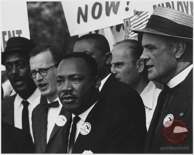 King tekom znamenitega pohoda na Washington leta 1963, FOTO: Wikipedia