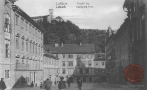 Palače na Novem trgu proti Bregu, 1906, ZAL, Fototeka (LJU 342), POZ lIl-G1-010-001