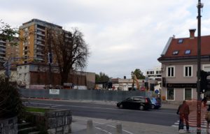 Rušenje gostilne Keršič, 7.10.2019. Foto: Aleš Šafarič.