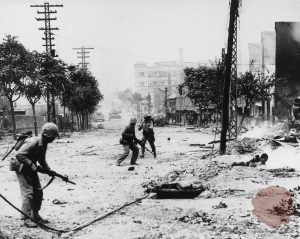 Spopadi v Seulu septembra 1950. Vir: Wikipedia.