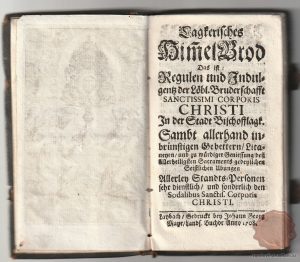 Naslovnica knjige Loški Nebeški Kruh.